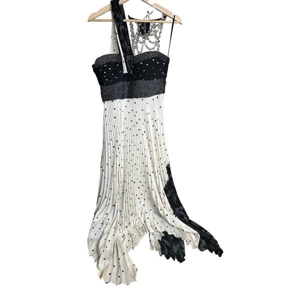 A.L.C. Black and White Patterned Dress - Size 4 - MINT - Picture 3 of 8